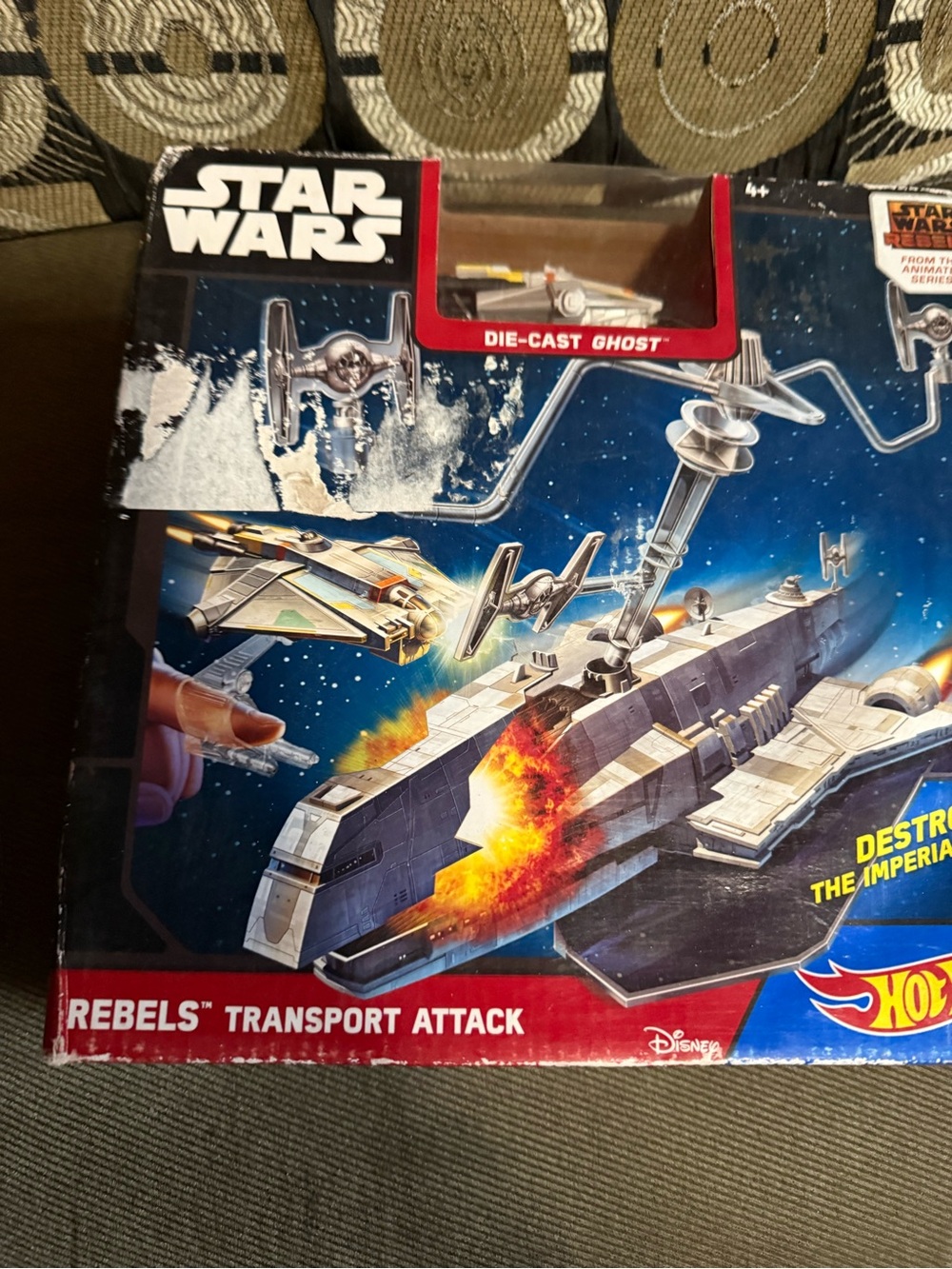 Star Wars Rebels Transport Attack Playset - Blue, Gray, Red